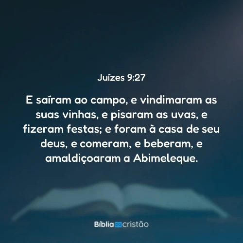 Juízes 9:27