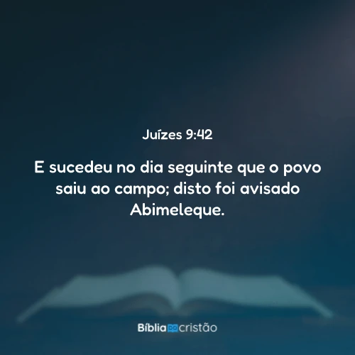 Juízes 9:42