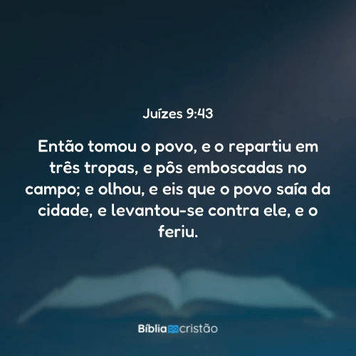 Juízes 9:43