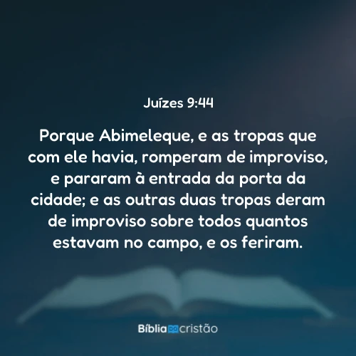 Juízes 9:44