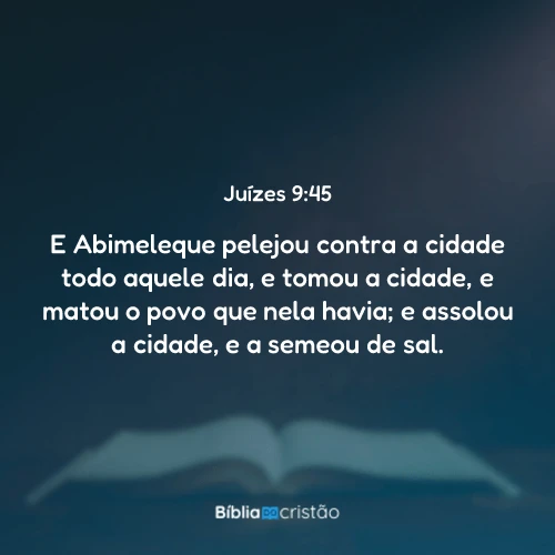 Juízes 9:45