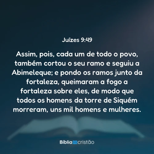 Juízes 9:49