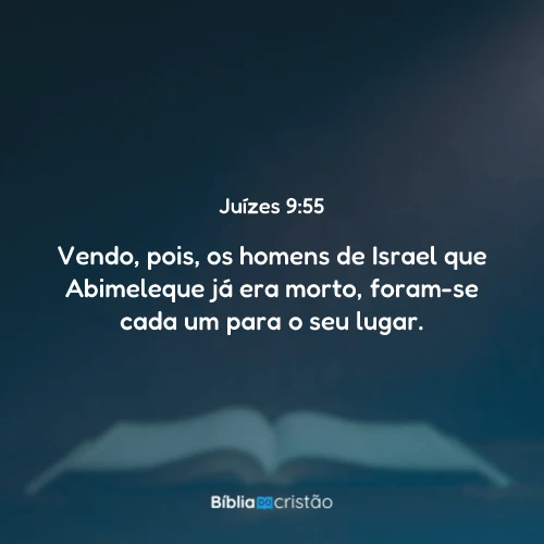 Juízes 9:55