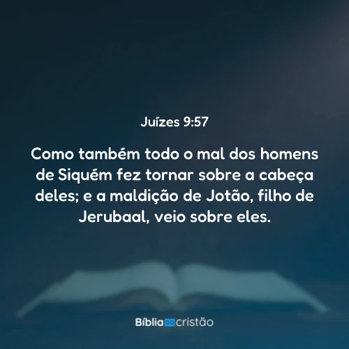 Juízes 9:57