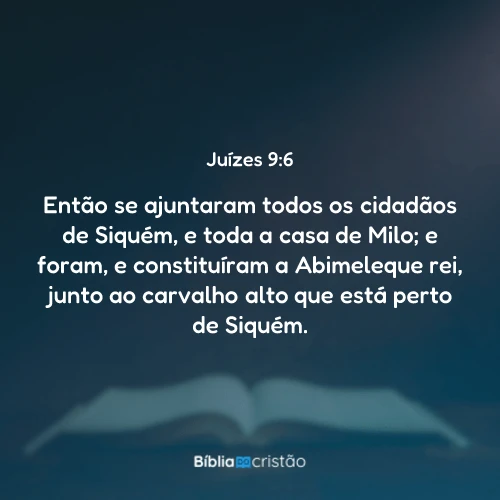 Juízes 9:6