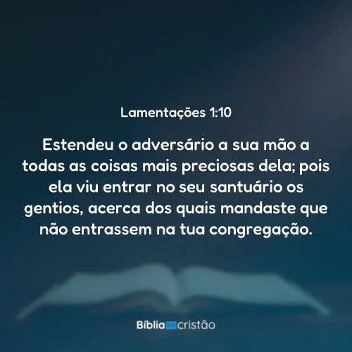 Lamentações 1:10