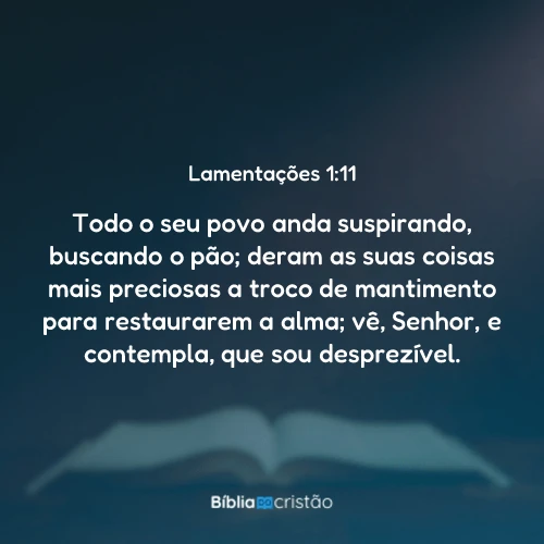 Lamentações 1:11