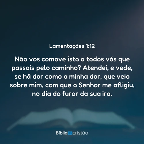 Lamentações 1:12