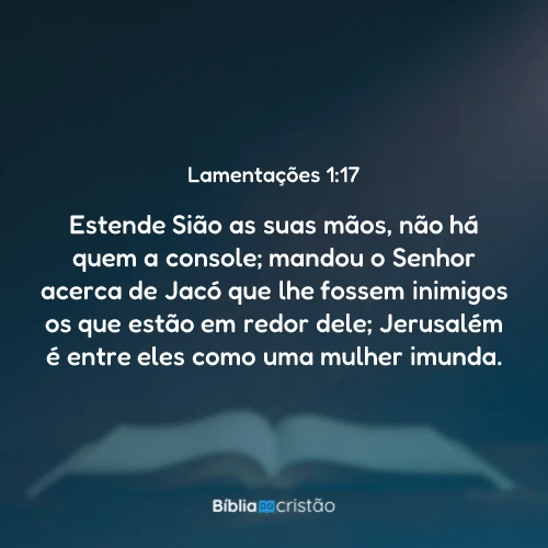 Lamentações 1:17