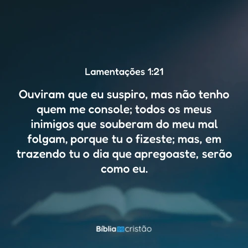 Lamentações 1:21