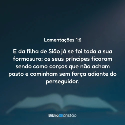 Lamentações 1:6