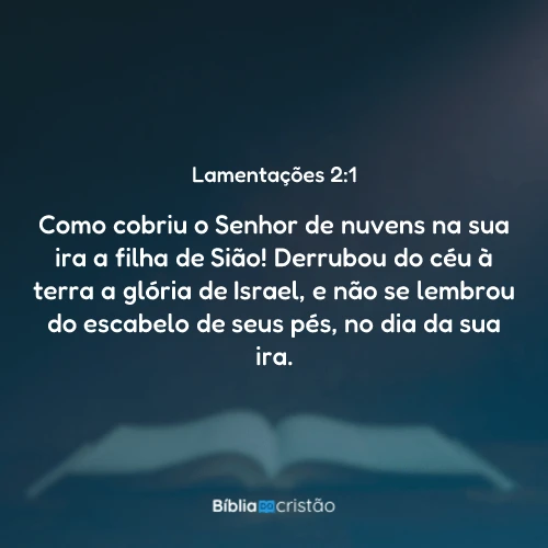 Lamentações 2:1