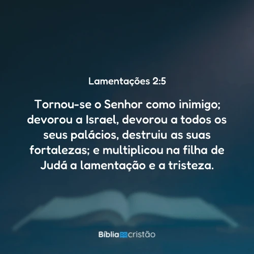 Lamentações 2:5