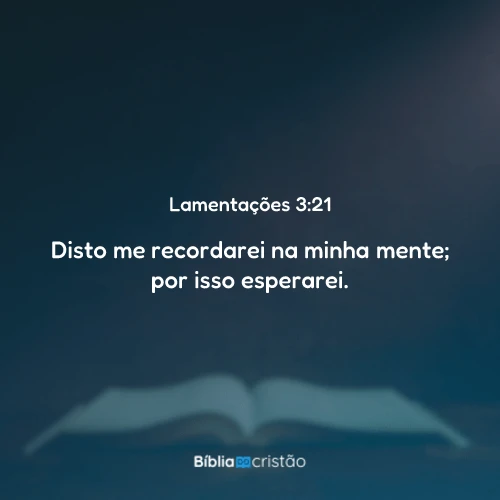 Lamentações 3:21