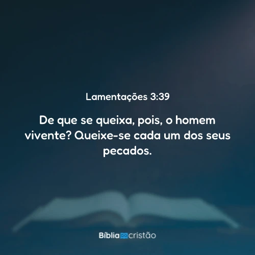 Lamentações 3:39