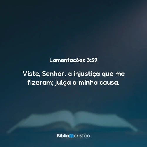 Lamentações 3:59
