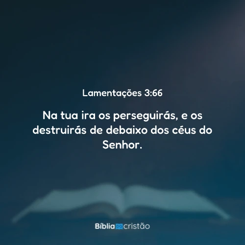 Lamentações 3:66