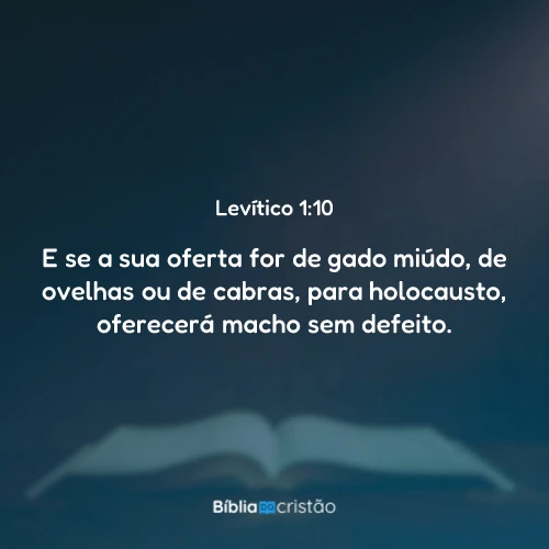 Levítico 1:10
