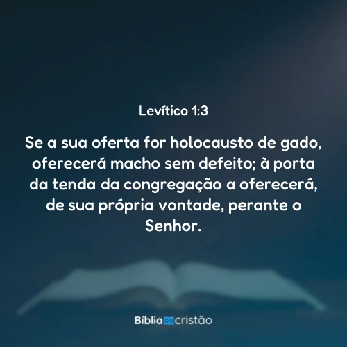 Levítico 1:3