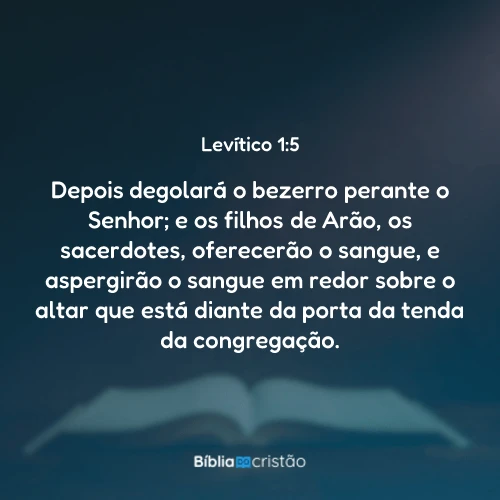 Levítico 1:5
