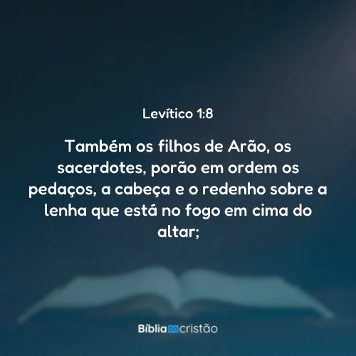 Levítico 1:8