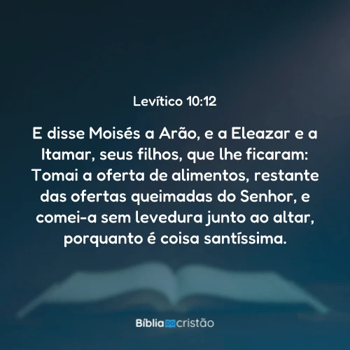 Levítico 10:12