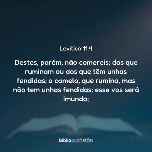 Levítico 11:4