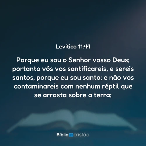 Levítico 11:44