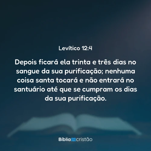 Levítico 12:4