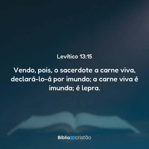 Levítico 13:15