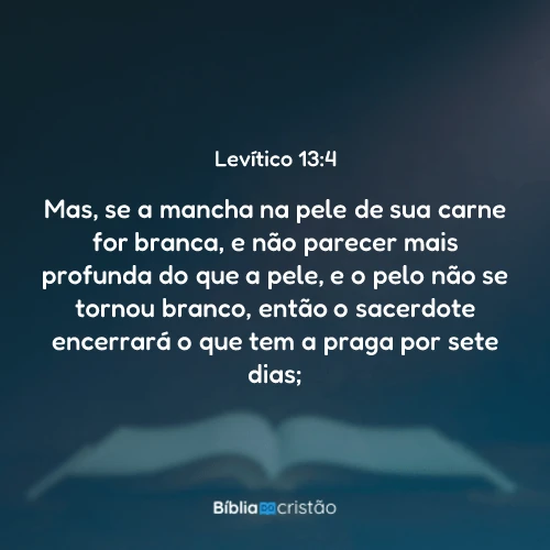 Levítico 13:4