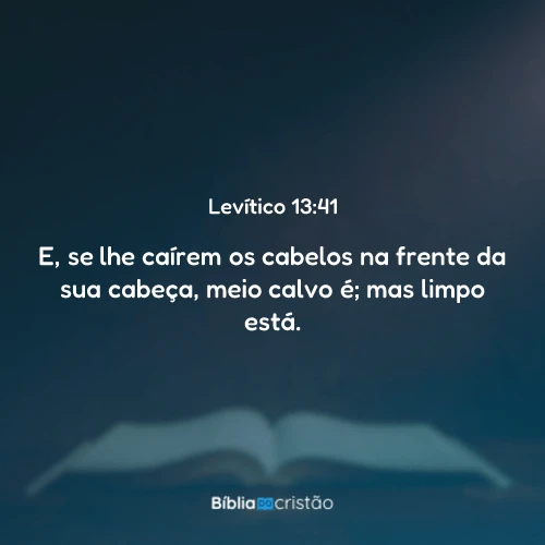 Levítico 13:41