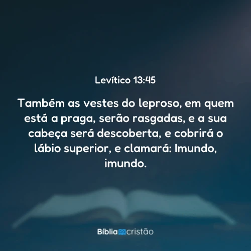 Levítico 13:45
