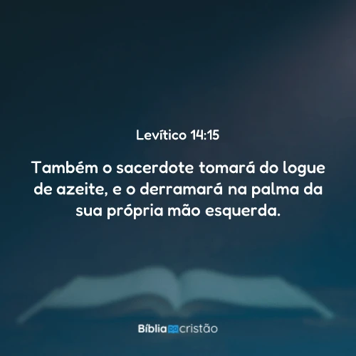 Levítico 14:15