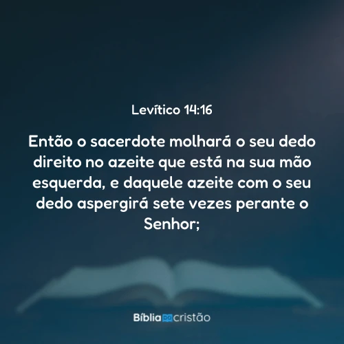 Levítico 14:16