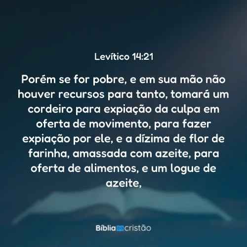 Levítico 14:21