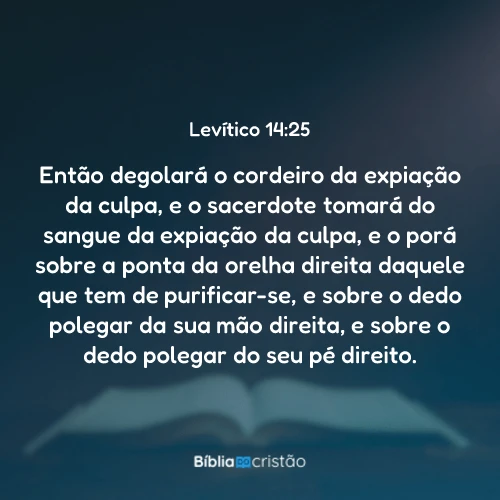Levítico 14:25