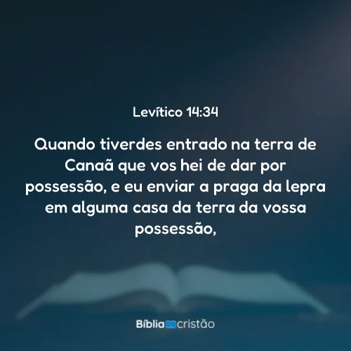 Levítico 14:34