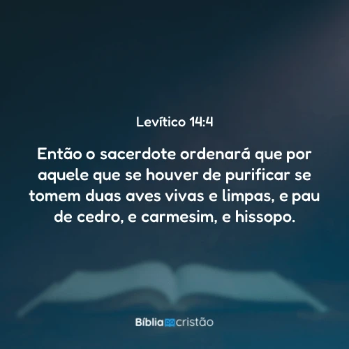 Levítico 14:4