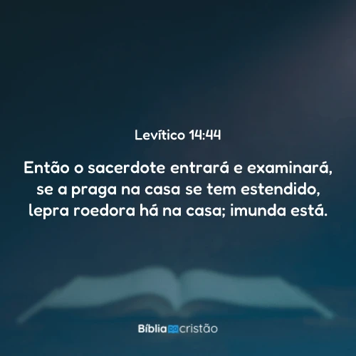 Levítico 14:44