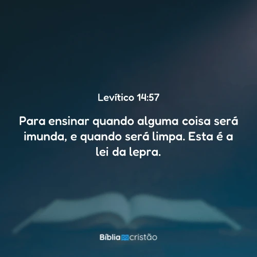 Levítico 14:57
