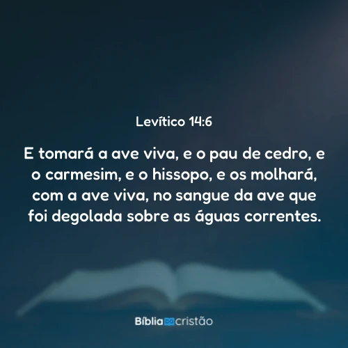 Levítico 14:6