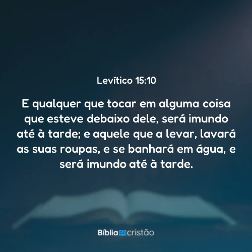 Levítico 15:10
