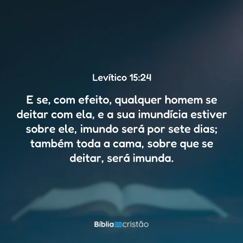 Levítico 15:24