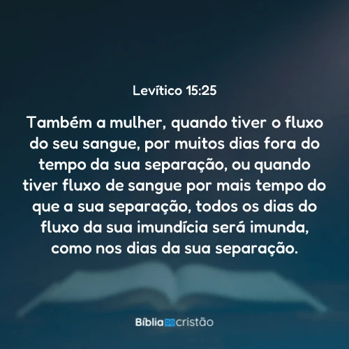 Levítico 15:25