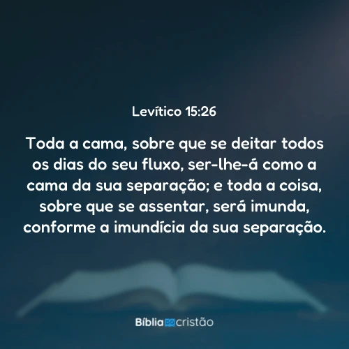 Levítico 15:26