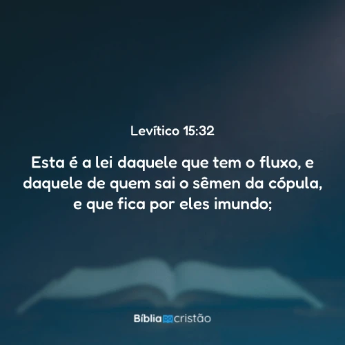 Levítico 15:32