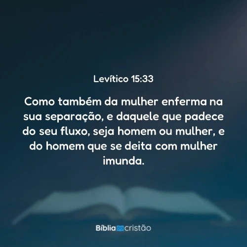 Levítico 15:33