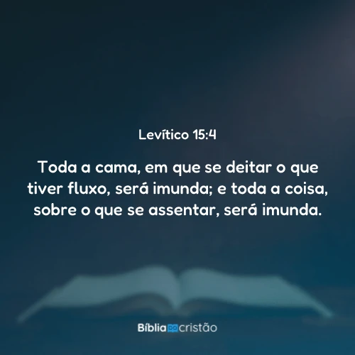 Levítico 15:4