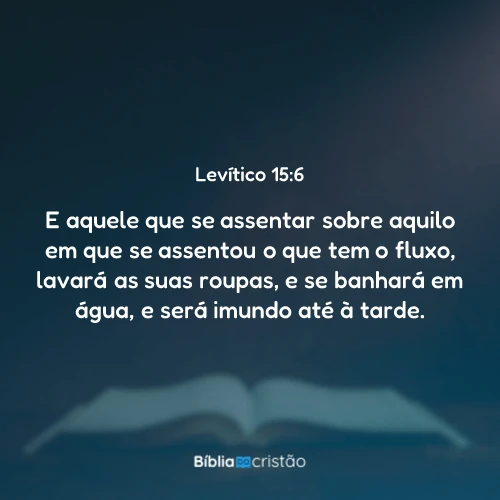 Levítico 15:6